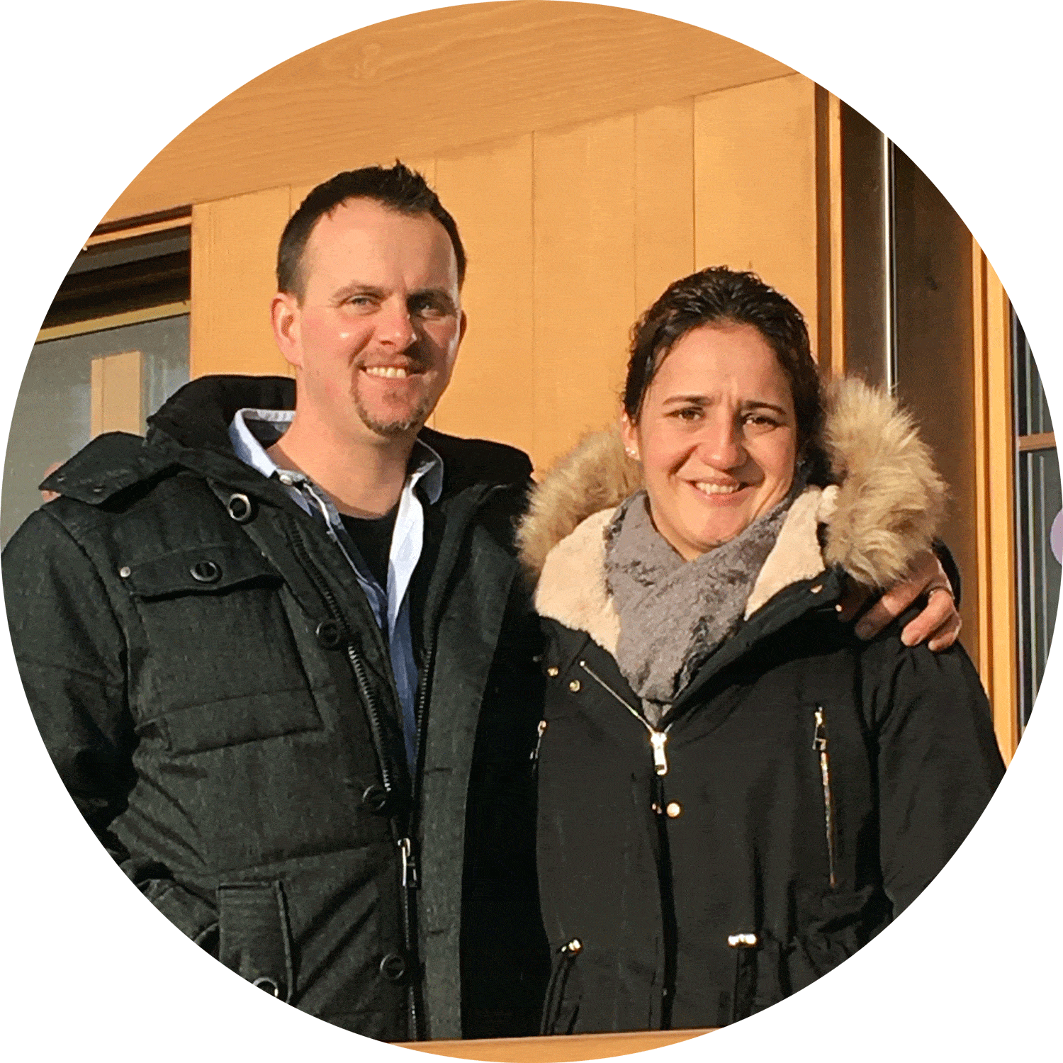 Zufriedene Bauherren in Willisau