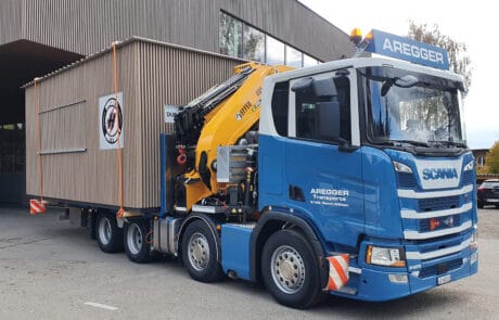 Neubau Imbissstand Hockey Huttwil durch Dubach Holzbau