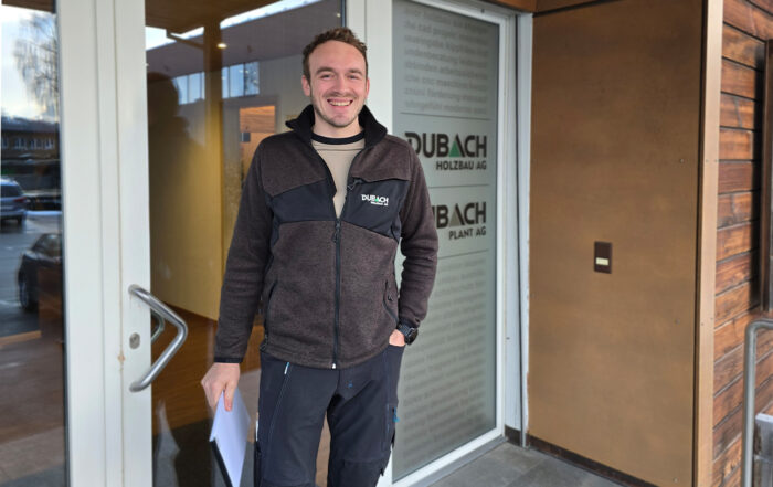 Patrick Ambühl, neuer Projektleiter der Dubach Holzbau AG