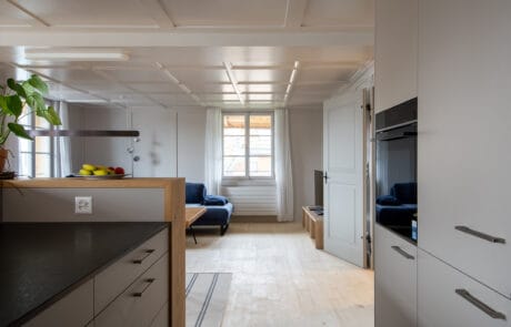 Umbau denkmalgeschütztes Wohnhaus durch Dubach Holzbau