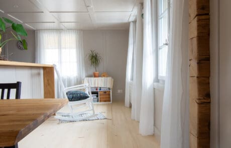 Umbau denkmalgeschütztes Wohnhaus durch Dubach Holzbau