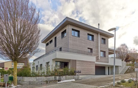 Neubau Holzhaus durch Dubach Holzbau